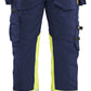 Blaklader High vis Werkbroeken 11301149 HiVis stretch marineblauw-fluo geel(8933)