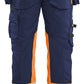 Blaklader High vis Werkbroeken 11301149 HiVis stretch marineblauw-oranje(8953)