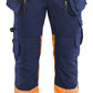 Blaklader High vis Werkbroeken 11301149 HiVis stretch marineblauw-oranje(8953)