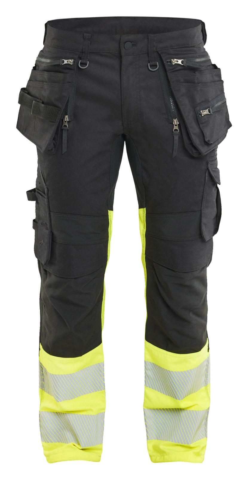 Blaklader High Vis Werkbroeken 11301149 HiVis stretch zwart-fluo geel(9933)