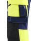 Blaklader High vis ToolRig Werkbroeken 11451648 4-weg stretch HiVis marineblauw-fluo geel(8933)