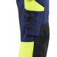 Blaklader High vis ToolRig Werkbroeken 11451648 4-weg stretch HiVis marineblauw-fluo geel(8933)