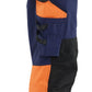 Blaklader High vis ToolRig Werkbroeken 11451648 4-weg stretch HiVis marineblauw-oranje(8953)