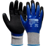 OXXA Basic Handschoen Protector 14-700 zwart-blauw