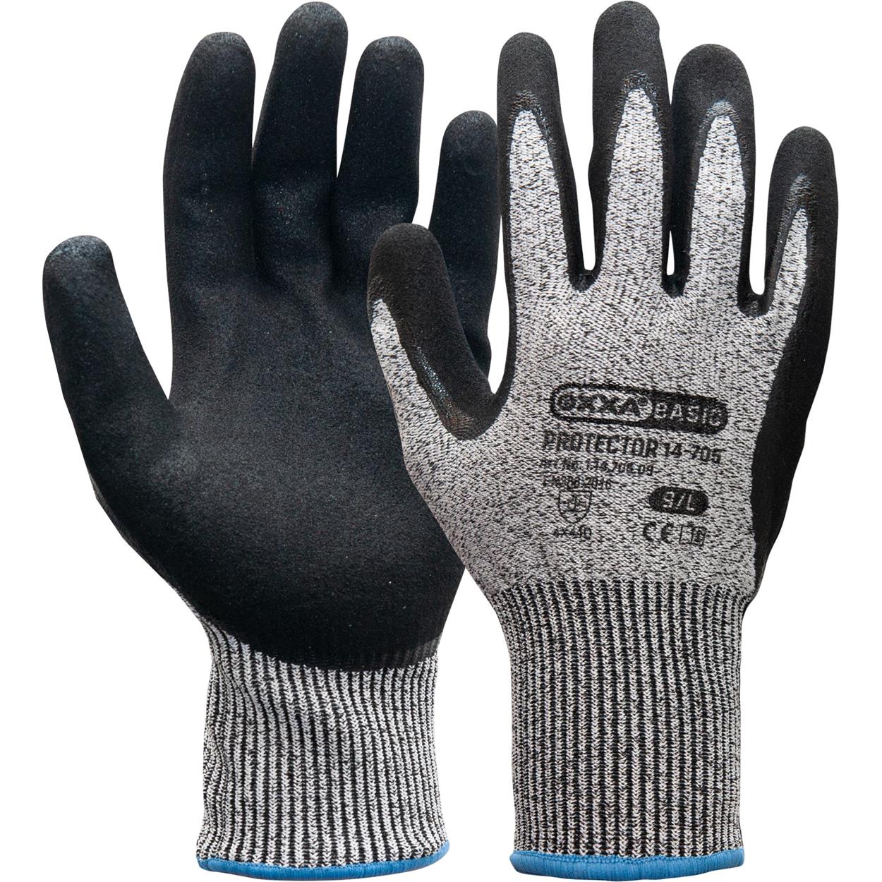 OXXA Basic Handschoen Protector 14-705 zwart-grijs