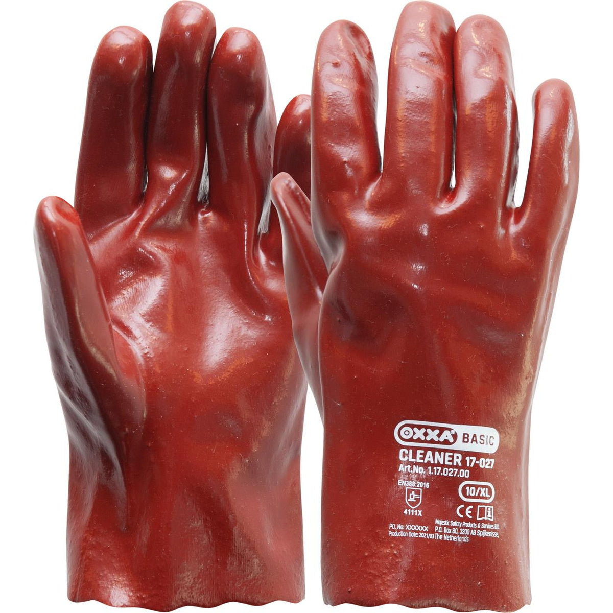 OXXA Basic Handschoen Cleaner 17-027 rood
