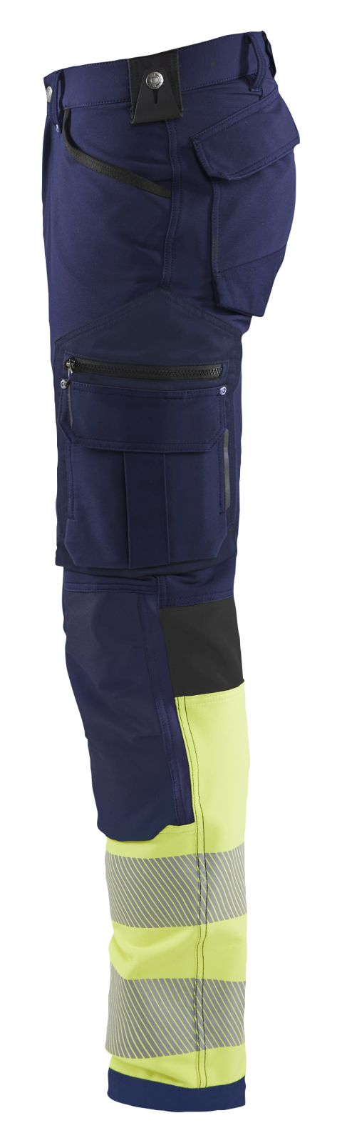 Blaklader Werkbroeken 11931642 marineblauw-fluo geel(8933)