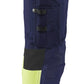 Blaklader Werkbroeken 11931642 marineblauw-fluo geel(8933)