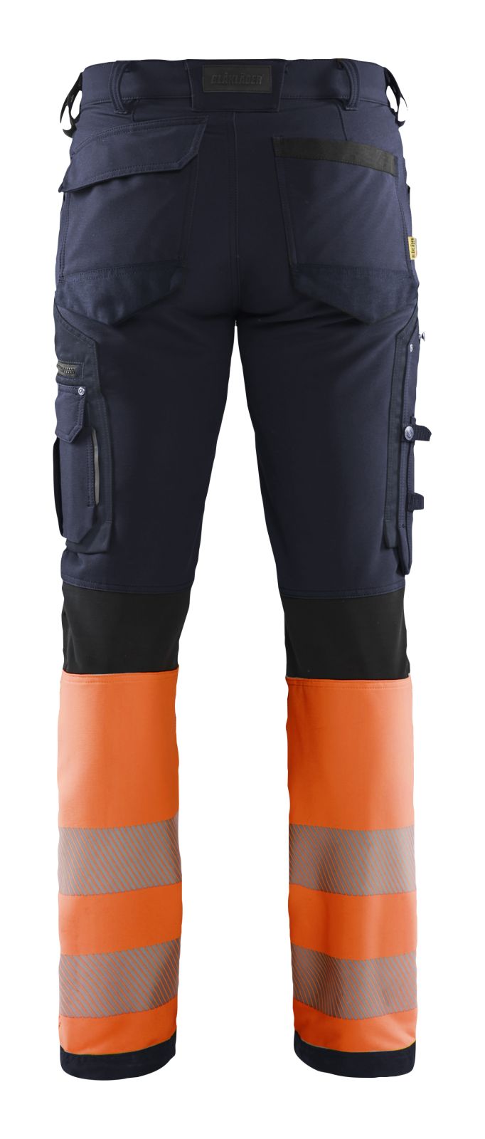 Blaklader Werkbroeken 11931642 marineblauw-oranje(8953)