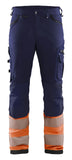 Blaklader Werkbroeken 11931642 marineblauw-oranje(8953)