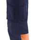 Blaklader Werkbroeken 11931642 marineblauw-oranje(8953)