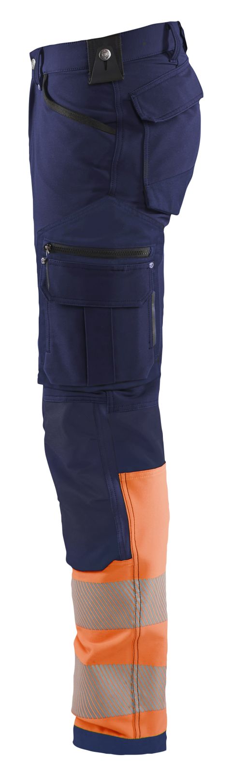 Blaklader Werkbroeken 11931642 marineblauw-oranje(8953)