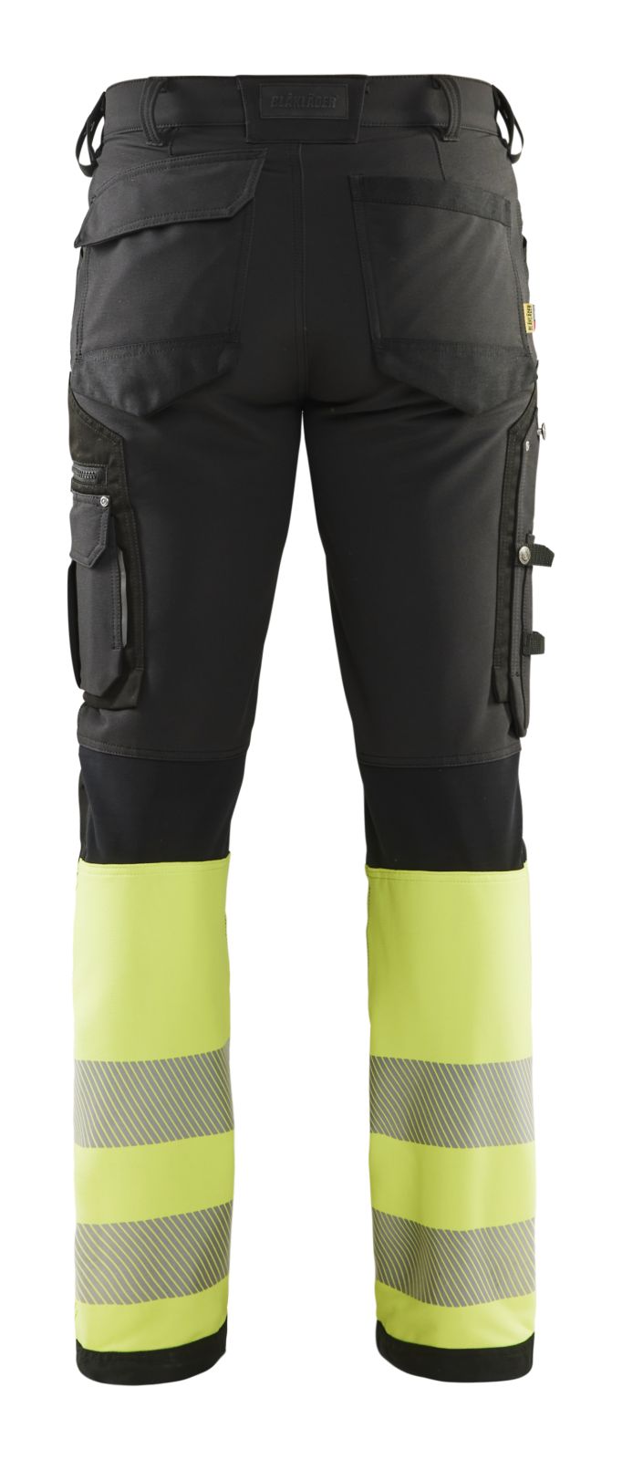 Blaklader Werkbroeken 11931642 zwart-fluo geel(9933)