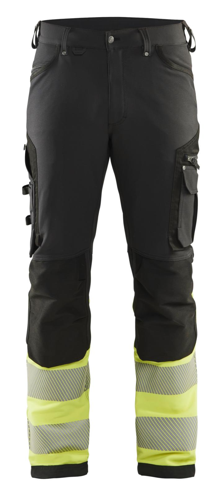 Blaklader Werkbroeken 11931642 zwart-fluo geel(9933)
