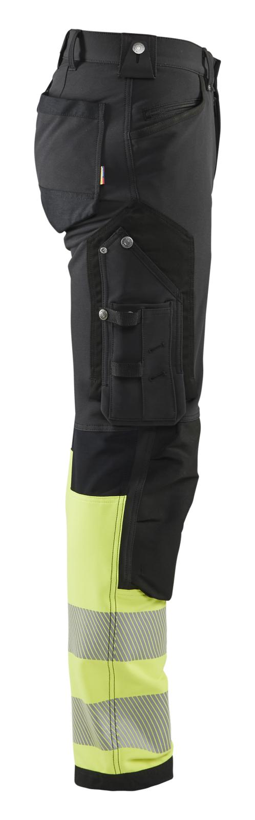 Blaklader Werkbroeken 11931642 zwart-fluo geel(9933)