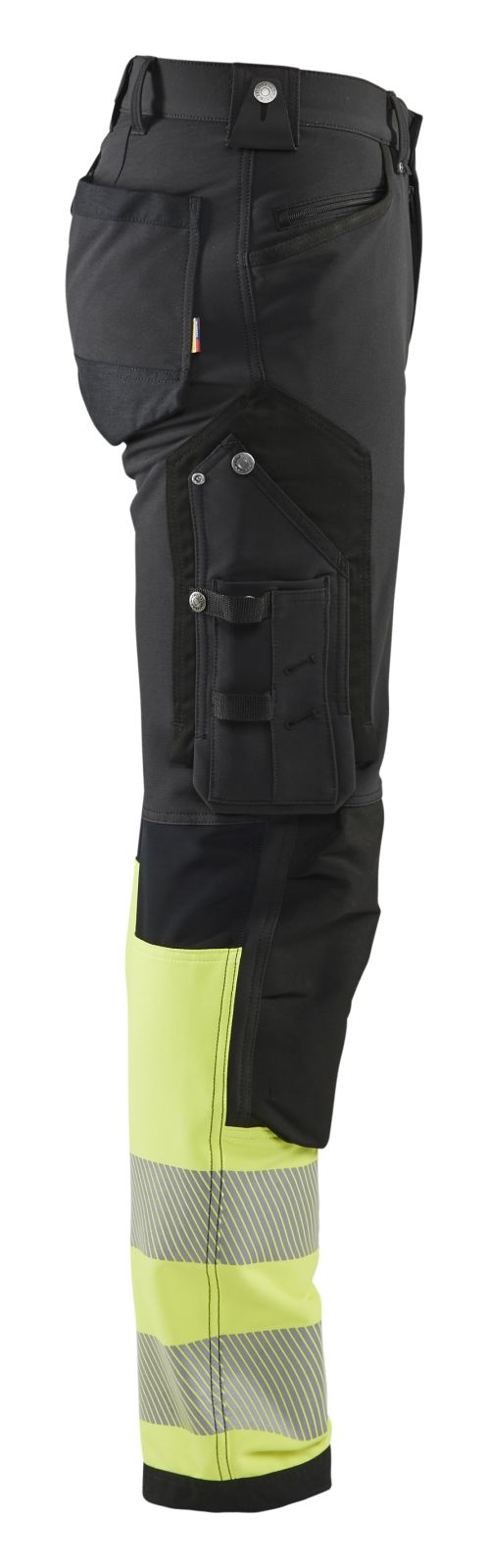 Blaklader Werkbroeken 11931642 zwart-fluo geel(9933)