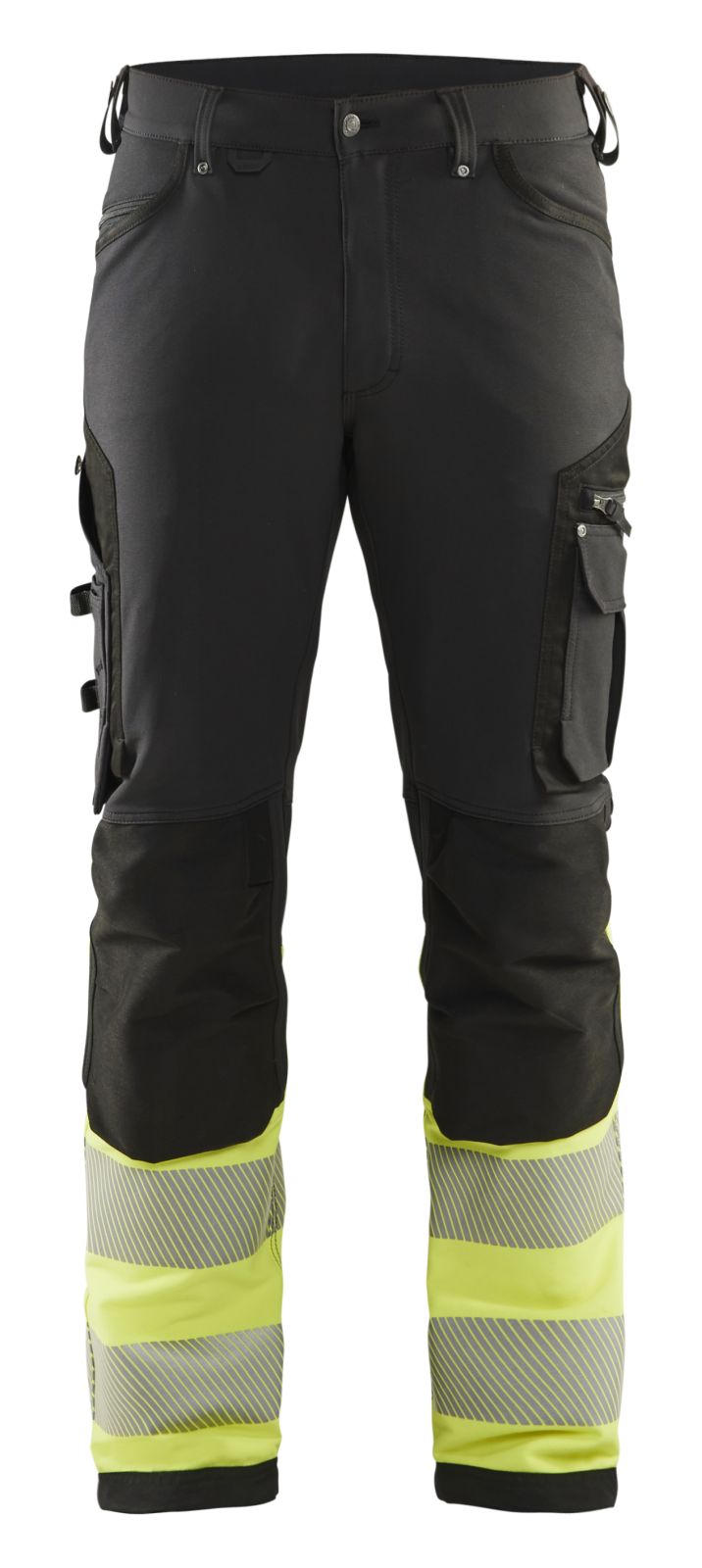Blaklader Werkbroeken 11931642 zwart-fluo geel(9933)