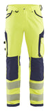 Blaklader Werkbroeken 11971642 fluo geel-marineblauw(3389)