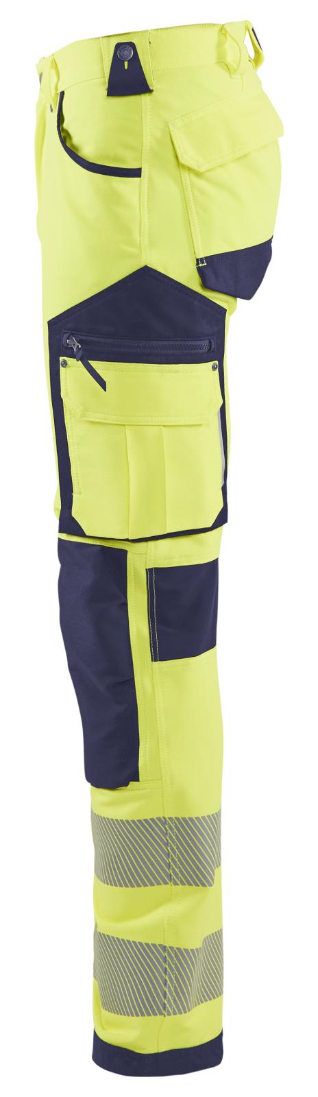 Blaklader Werkbroeken 11971642 fluo geel-marineblauw(3389)
