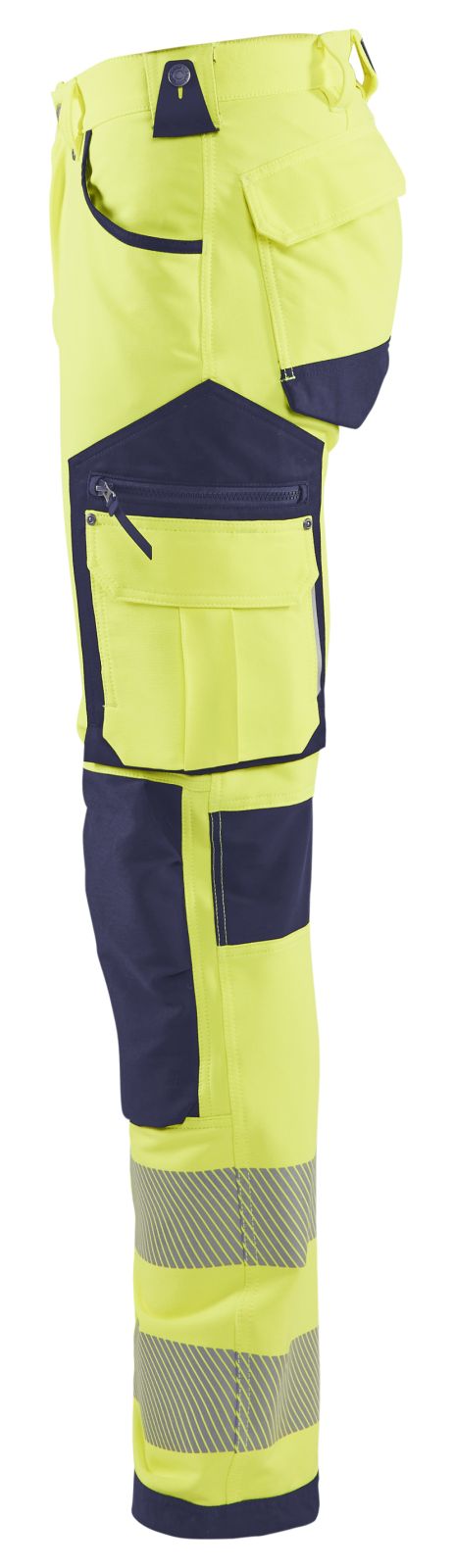 Blaklader Werkbroeken 11971642 fluo geel-marineblauw(3389)