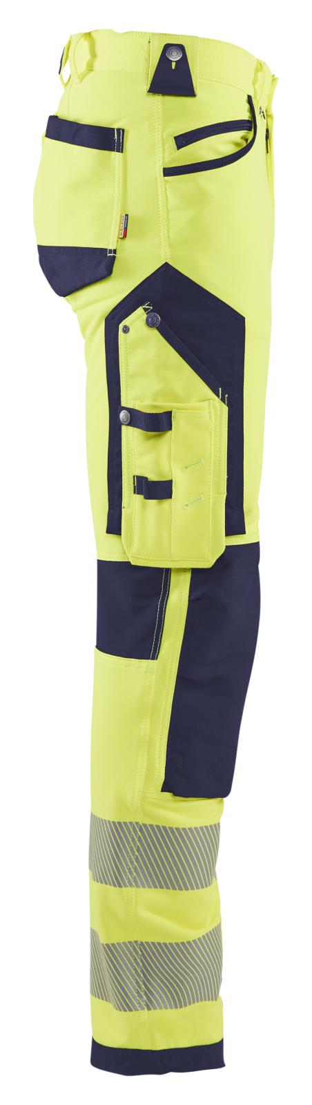 Blaklader Werkbroeken 11971642 fluo geel-marineblauw(3389)