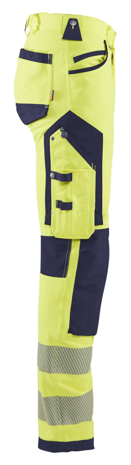 Blaklader Werkbroeken 11971642 fluo geel-marineblauw(3389)