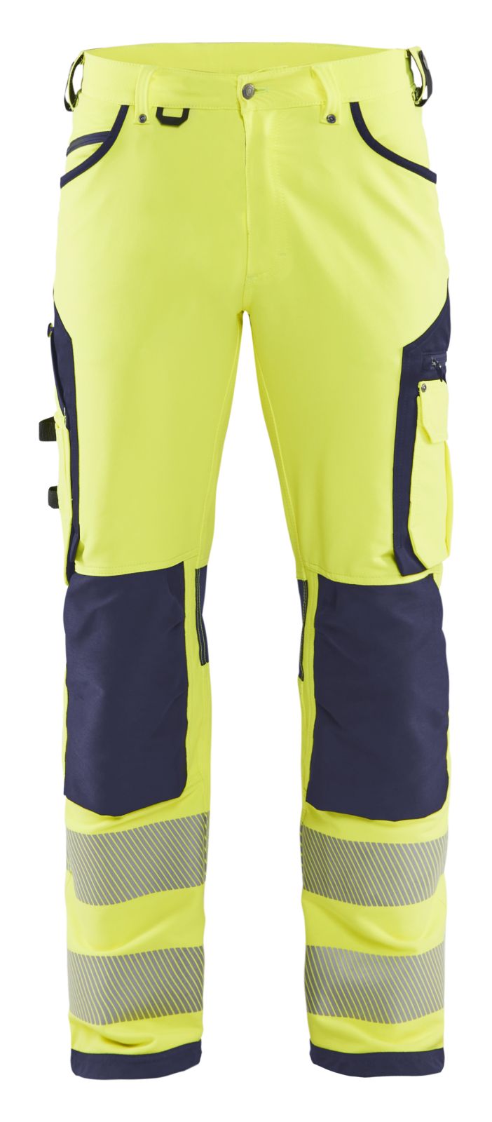 Blaklader Werkbroeken 11971642 fluo geel-marineblauw(3389)