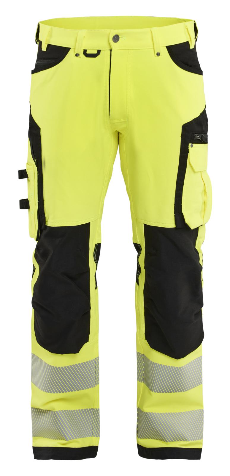 Blaklader Werkbroeken 11971642 fluo geel-zwart(3399)