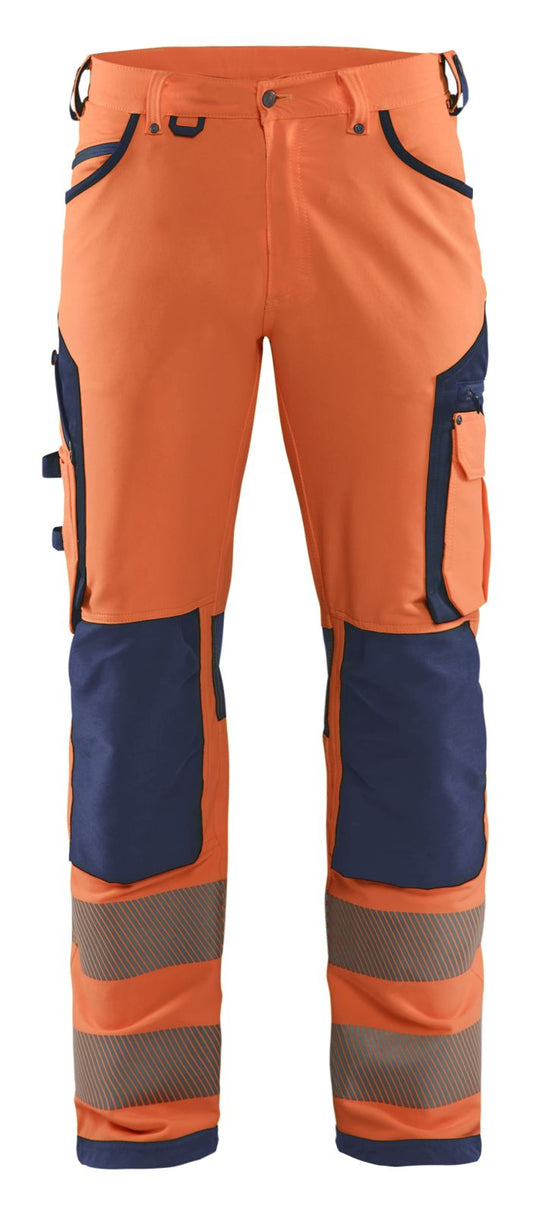 Blaklader Werkbroeken 11971642 fluo oranje-marineblauw(5389)
