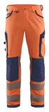 Blaklader Werkbroeken 11971642 fluo oranje-marineblauw(5389)