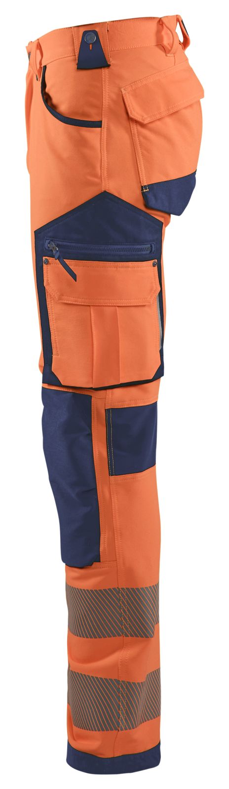 Blaklader Werkbroeken 11971642 fluo oranje-marineblauw(5389)