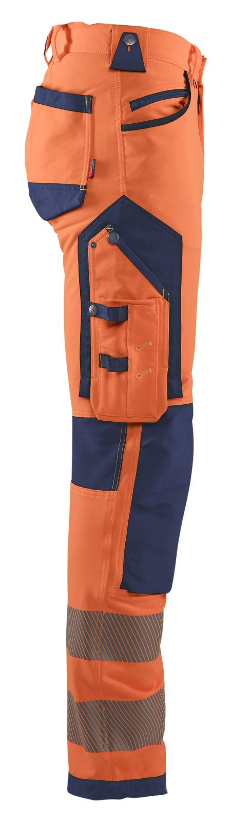 Blaklader Werkbroeken 11971642 fluo oranje-marineblauw(5389)