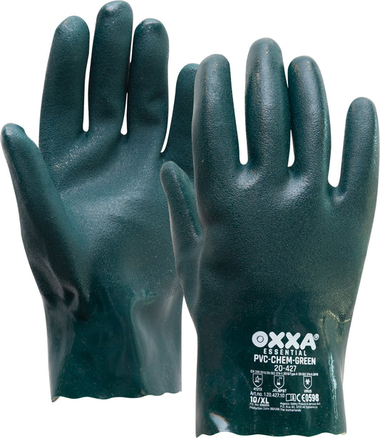 OXXA Essential Handschoen PVC-Chem-Green 20-427 groen