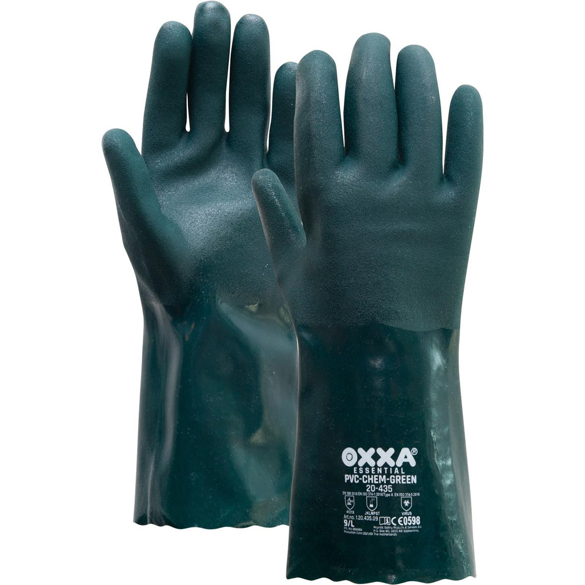 OXXA Essential Handschoen PVC-Chem-Green 20-435 groen