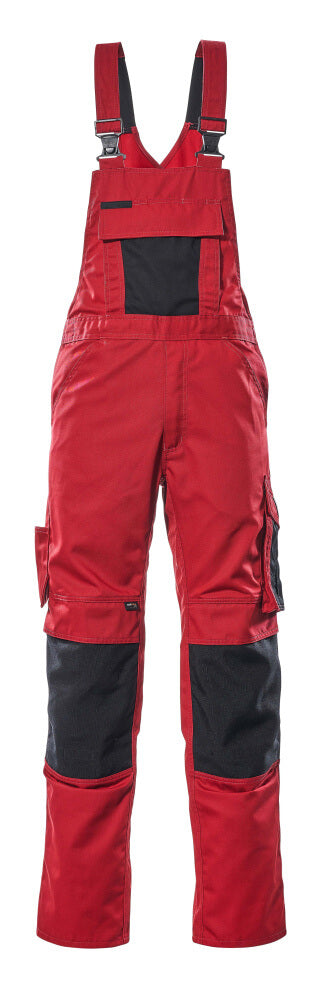 Mascot Unique Am. Overalls 12169-442 Augsburg rood-zwart(0209)