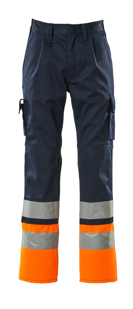 Mascot Safe Compete Broeken 12379-430 Patos marineblauw-fluo oranje(0114)