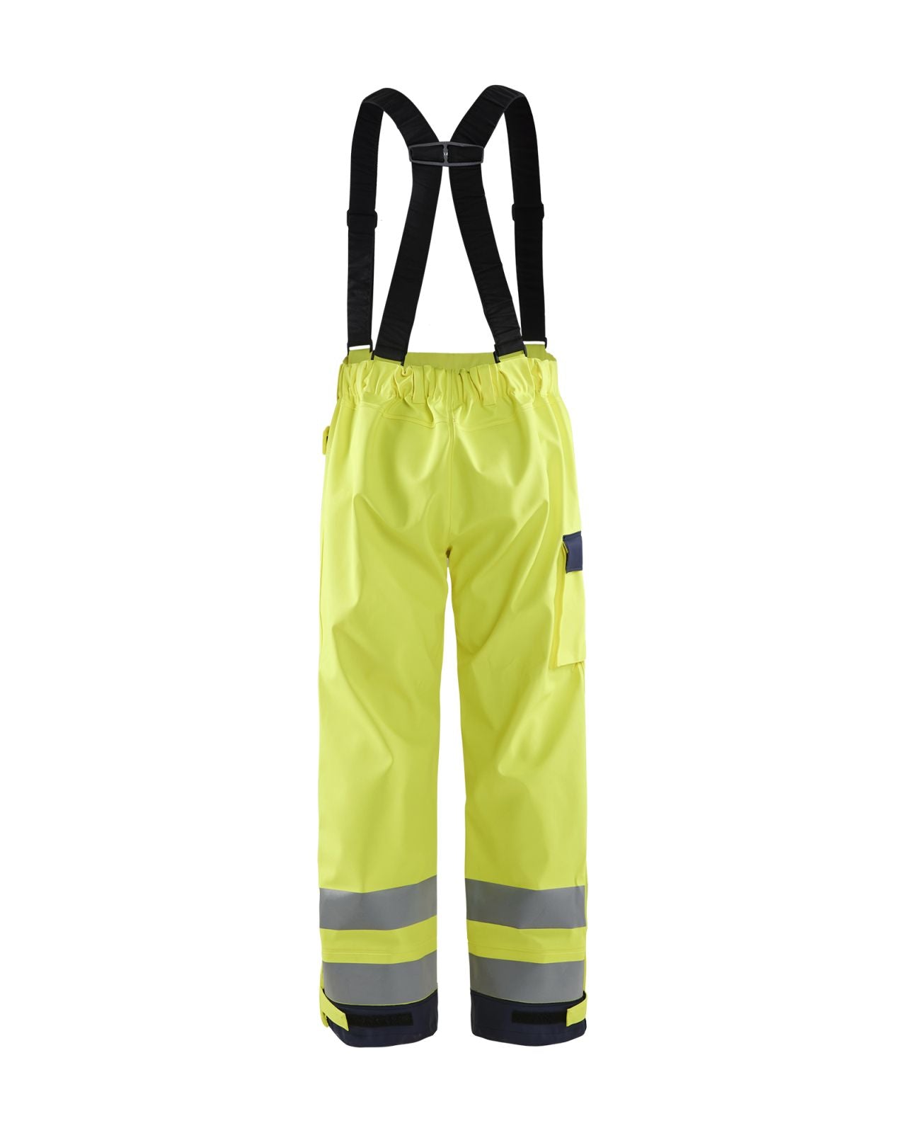 Blaklader Werkbroeken 13132022 fluo geel-marineblauw(3389)