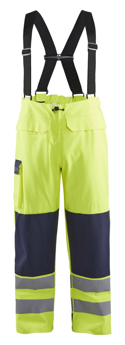 Blaklader Werkbroeken 13132022 fluo geel-marineblauw(3389)