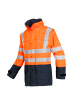 Sioen Jassen Brighton HiVis fluo oranje-marineblauw