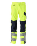 Mascot Multisafe Broeken 13879-216 Arbon Multinorm fluo geel-donker marineblauw(17010)