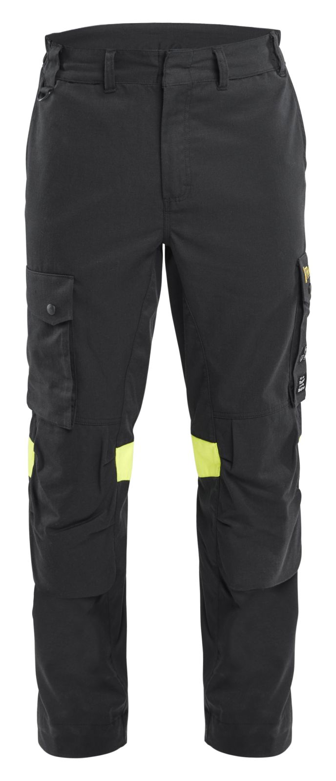 Blaklader Vlamvertragend Multinorm Inherent Werkbroeken 14171512 zwart-fluo geel(9933)