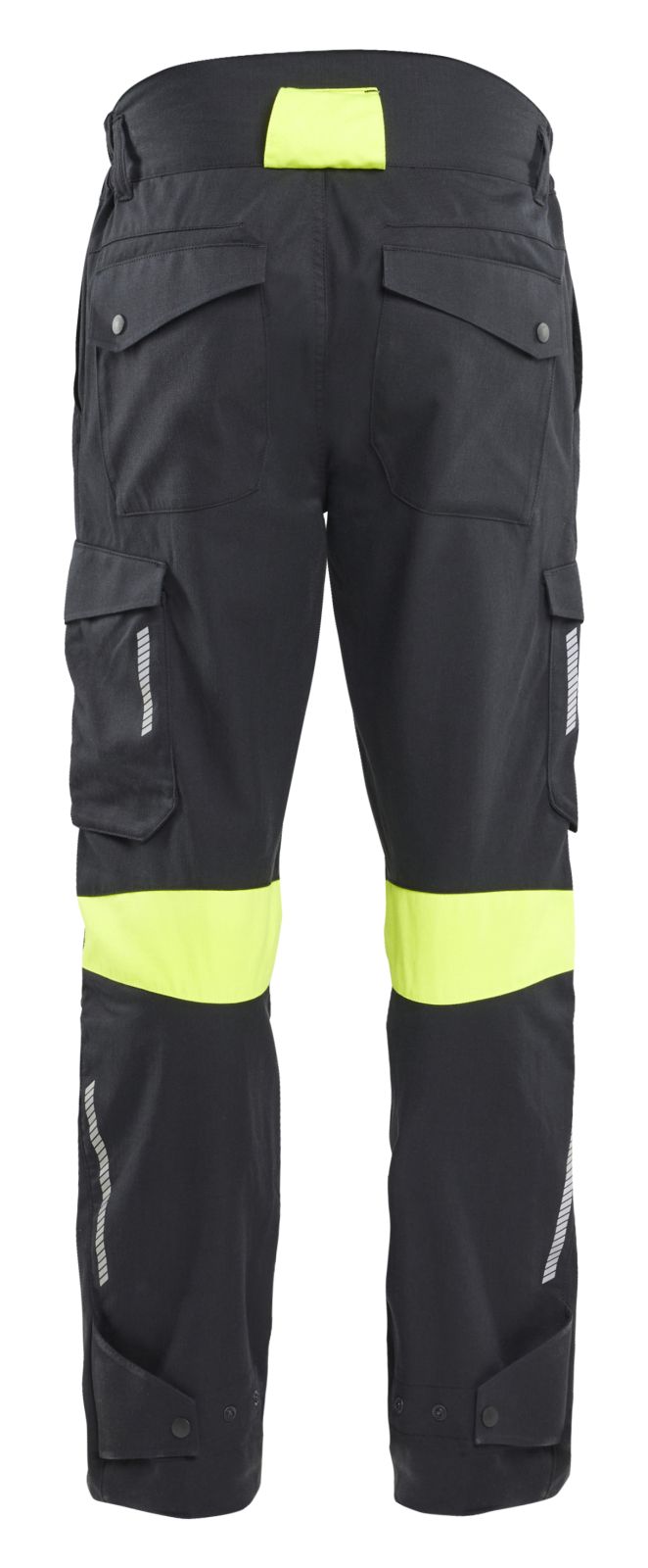 Blaklader Vlamvertragend Multinorm Werkbroeken 14171512 Inherent zwart-fluo geel(9933)