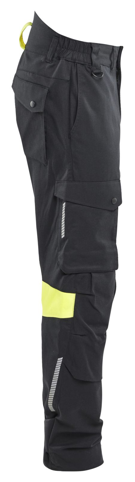 Blaklader Vlamvertragend Multinorm Inherent Werkbroeken 14171512 zwart-fluo geel(9933)