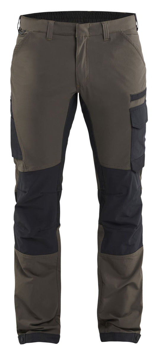 Blaklader Broeken 14221645 groen-zwart(4599)