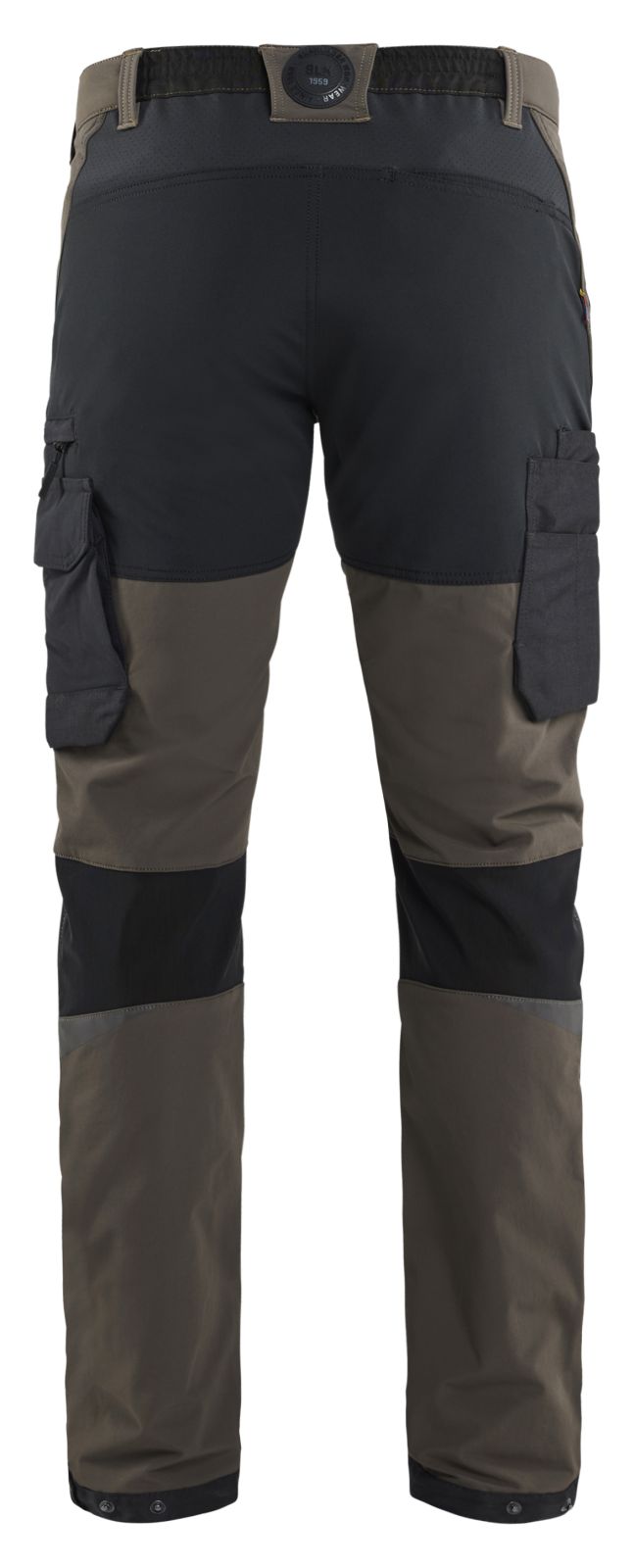 Blaklader Broeken 14221645 groen-zwart(4599)