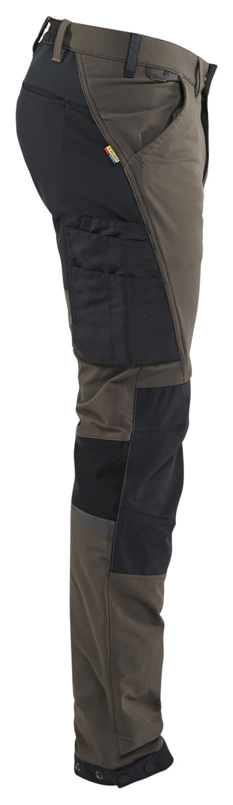 Blaklader Broeken 14221645 groen-zwart(4599)