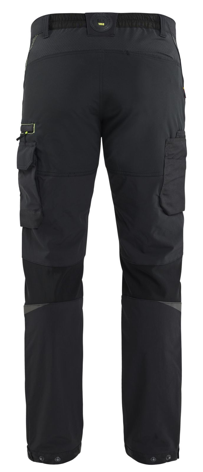 Blaklader Broeken 14221645 zwart-fluo geel(9933)