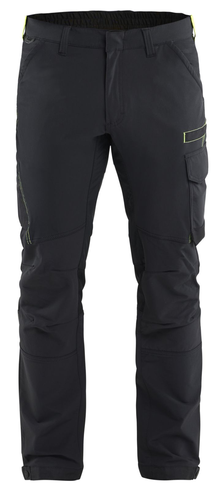 Blaklader Broeken 14221645 zwart-fluo geel(9933)