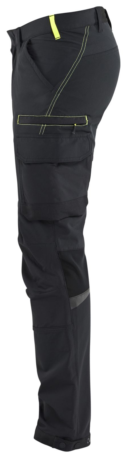 Blaklader Broeken 14221645 zwart-fluo geel(9933)