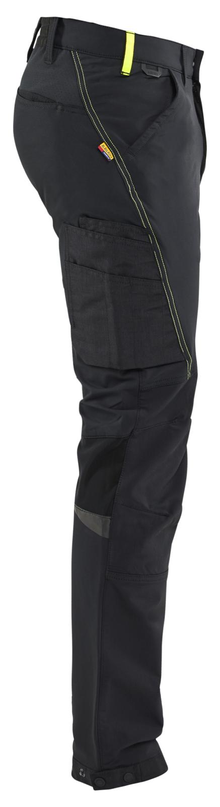 Blaklader Broeken 14221645 zwart-fluo geel(9933)